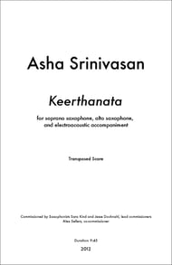 Keerthanata - for Saxophone duet & electronics P.O.D. cover Thumbnail